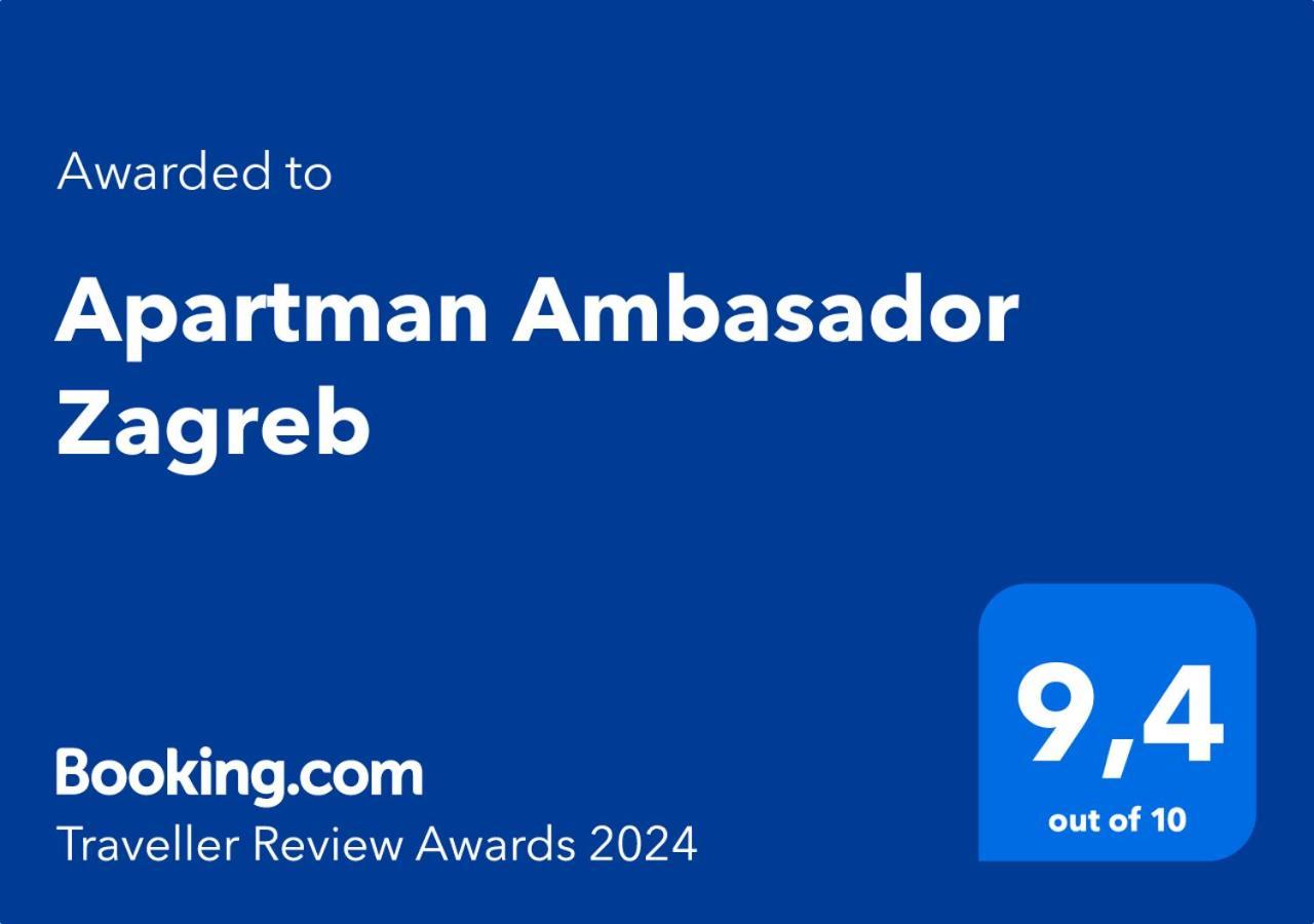 Apartman Ambasador ซาเกร็บ ภายนอก รูปภาพ